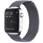 สายรัดนาฬิกา Milanese Loop แบบแม่เหล็กสแตนเลส สำหรับ Apple Watch Series 10 42mm / 9&8&7 41mm / SE 3&SE 2&6&SE&5&4 40mm / 3&2&1 38mm, สำหรับ Apple Watch Series 8&7 41mm / SE 2&6&SE&5&4 40mm / 3&2&1 38mm