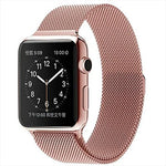 สายรัดนาฬิกา Milanese Loop แบบแม่เหล็กสแตนเลส สำหรับ Apple Watch Series 10 42mm / 9&8&7 41mm / SE 3&SE 2&6&SE&5&4 40mm / 3&2&1 38mm, สำหรับ Apple Watch Series 8&7 41mm / SE 2&6&SE&5&4 40mm / 3&2&1 38mm