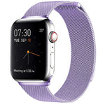 สายรัดนาฬิกา Milanese Loop แบบแม่เหล็กสแตนเลส สำหรับ Apple Watch Series 10 42mm / 9&8&7 41mm / SE 3&SE 2&6&SE&5&4 40mm / 3&2&1 38mm, สำหรับ Apple Watch Series 8&7 41mm / SE 2&6&SE&5&4 40mm / 3&2&1 38mm