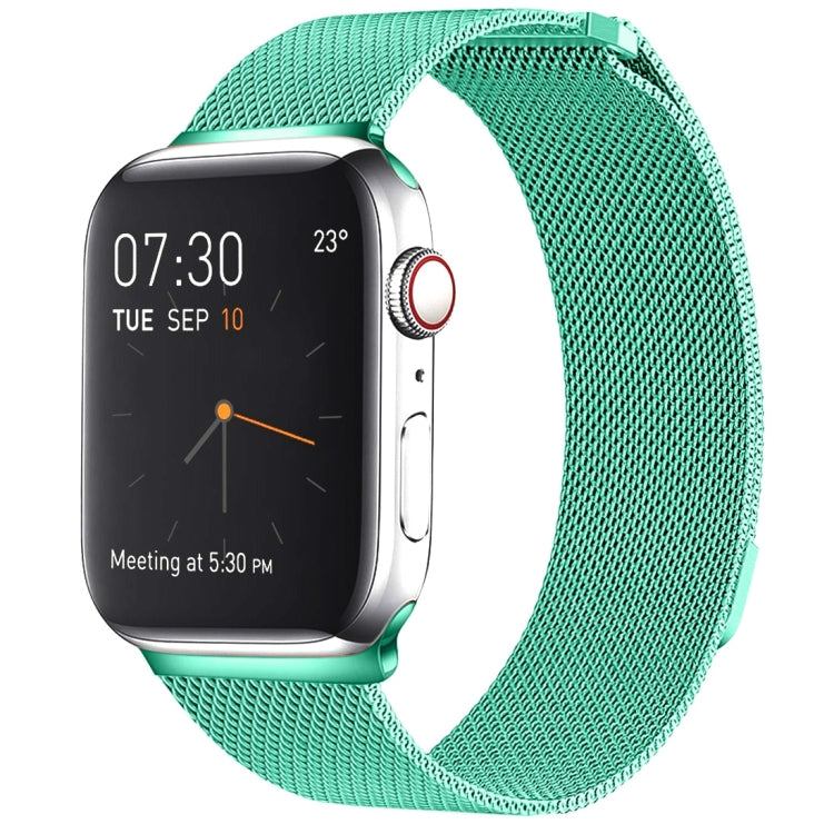 สายรัดนาฬิกา Milanese Loop แบบแม่เหล็กสแตนเลส สำหรับ Apple Watch Series 10 42mm / 9&8&7 41mm / SE 3&SE 2&6&SE&5&4 40mm / 3&2&1 38mm, สำหรับ Apple Watch Series 8&7 41mm / SE 2&6&SE&5&4 40mm / 3&2&1 38mm