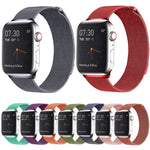 สายรัดนาฬิกา Milanese Loop แบบแม่เหล็กสแตนเลส สำหรับ Apple Watch Series 10 42mm / 9&8&7 41mm / SE 3&SE 2&6&SE&5&4 40mm / 3&2&1 38mm, สำหรับ Apple Watch Series 8&7 41mm / SE 2&6&SE&5&4 40mm / 3&2&1 38mm