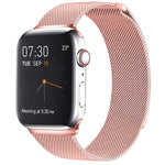 สายรัดนาฬิกา Milanese Loop แบบแม่เหล็กสแตนเลส สำหรับ Apple Watch Ultra 49mm&Watch Ultra 2 49mm / Series 10 46mm / 9&8&7 45mm / SE 3&SE 2&6&SE&5&4 44mm / 3&2&1 42mm, สำหรับ Apple Watch Ultra 49mm / Series 8&7 45mm / SE 2&6&SE&5&4 44mm / 3&2&1 42mm
