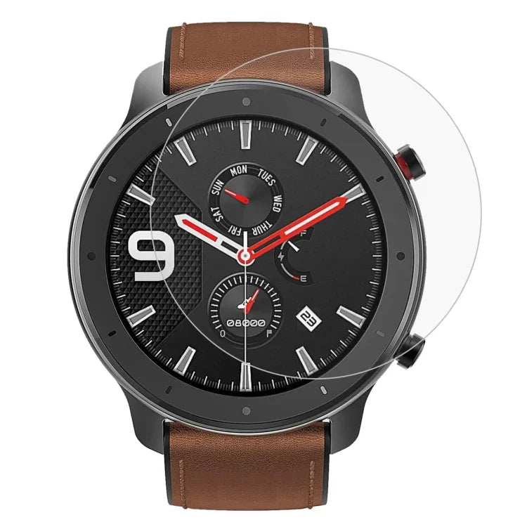 ฟิล์มกระจกนิรภัย 0.26 มม. 2.5D 9H สำหรับ Amazfit GTR 47 มม., สำหรับ Amazfit GTR 47 มม.