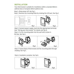 BHT-002GBLW เทอร์โมสตัทห้องแบบดิจิทัล LCD ระบบทำความร้อนอิเล็กทรอนิกส์ 16A พร้อมเซนเซอร์และแสดงเวลา ควบคุม WiFi, BHT-002GBLW 16A (สีดำ) ระบบทำความร้อนอิเล็กทรอนิกส์, BHT-002GBLW 16A (สีขาว) ระบบทำความร้อนอิเล็กทรอนิกส์