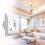 BHT-002GCLW เทอร์โมสตัทห้องแบบดิจิทัล LCD ระบบทำความร้อนน้ำ/แก๊ส 3A พร้อมแสดงเวลา ควบคุม WiFi, BHT-002GBLW 3A (สีดำ) ระบบทำความร้อนแก๊ส, BHT-002GBLW 3A (สีขาว) ระบบทำความร้อนแก๊ส