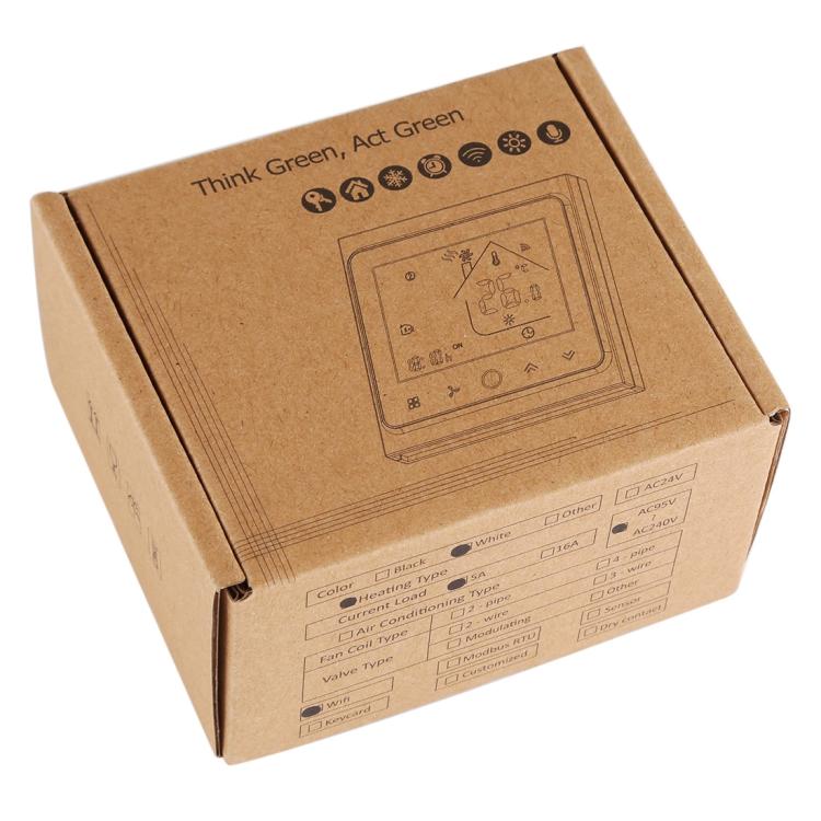 BHT-002GALW เทอร์โมสตัทห้องแบบดิจิทัล LCD ระบบทำความร้อนน้ำ 3A พร้อมแสดงเวลา ควบคุม WiFi, BHT-002GBLW 3A (สีดำ) ระบบทำความร้อนน้ำ, BHT-002GBLW 3A (สีขาว) ระบบทำความร้อนน้ำ