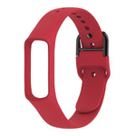 สายรัดนาฬิกาซิลิโคนสีเรียบสำหรับ Galaxy Fit-e