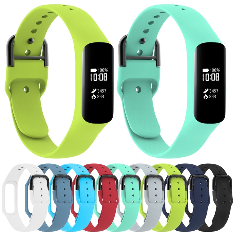 สายรัดนาฬิกาซิลิโคนสีเรียบสำหรับ Galaxy Fit-e