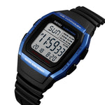 SKMEI 1278 Fashionable Outdoor 50m Waterproof Digital Watch Student Sports Wrist Watch Support 5 Group Alarm Clocks