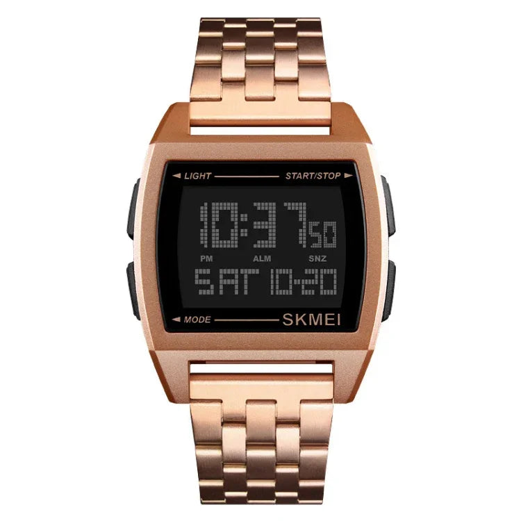 SKMEI 1368 Multifunctional Men Outdoor Sports Noctilucent Waterproof Digital Watch
