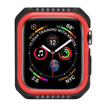 เคสป้องกันสมาร์ทวอทช์กันกระแทกสองสี สำหรับ Apple Watch Series 3 / 2 / 1 42 มม. (ดำแดง), (ดำเหลือง), (ชมพูฟ้า)