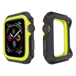 เคสป้องกันสมาร์ทวอทช์กันกระแทกสองสี สำหรับ Apple Watch Series 3 / 2 / 1 42 มม. (ดำแดง), (ดำเหลือง), (ชมพูฟ้า)