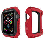 เคสป้องกันสมาร์ทวอทช์กันกระแทกสองสี สำหรับ Apple Watch Series 3 / 2 / 1 42 มม. (ดำแดง), (ดำเหลือง), (ชมพูฟ้า)