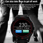 N6 นาฬิกาสมาร์ทหน้าจอ TFT 1.3 นิ้ว MTK2502C บลูทูธ 4.0, สายรัดนาฬิกาสแตนเลส, รองรับการตรวจวัดอัตราการเต้นหัวใจ & เครื่องนับก้าว & ตรวจวัดการนอนหลับ & แจ้งเตือนการนั่งนาน, สายรัดนาฬิกาสแตนเลส/สีดำ, สายรัดนาฬิกาสแตนเลส/สีเงิน