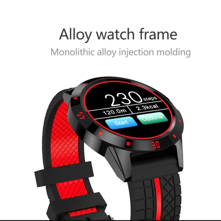 N6 สมาร์ทวอทช์ หน้าจอ TFT 1.3 นิ้ว MTK2502C บลูทูธ 4.0 สายซิลิโคน รองรับการตรวจวัดอัตราการเต้นของหัวใจ & เครื่องนับก้าว & ตรวจจับการนอน & แจ้งเตือนการนั่งนิ่ง สายซิลิโคนสีแดง, สายซิลิโคนสีเหลือง