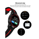 N6 สมาร์ทวอทช์ หน้าจอ TFT 1.3 นิ้ว MTK2502C บลูทูธ 4.0 สายซิลิโคน รองรับการตรวจวัดอัตราการเต้นของหัวใจ & เครื่องนับก้าว & ตรวจจับการนอน & แจ้งเตือนการนั่งนิ่ง สายซิลิโคนสีแดง, สายซิลิโคนสีเหลือง