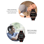 N6 สมาร์ทวอทช์ หน้าจอ TFT 1.3 นิ้ว MTK2502C บลูทูธ 4.0 สายซิลิโคน รองรับการตรวจวัดอัตราการเต้นของหัวใจ & เครื่องนับก้าว & ตรวจจับการนอน & แจ้งเตือนการนั่งนิ่ง สายซิลิโคนสีแดง, สายซิลิโคนสีเหลือง