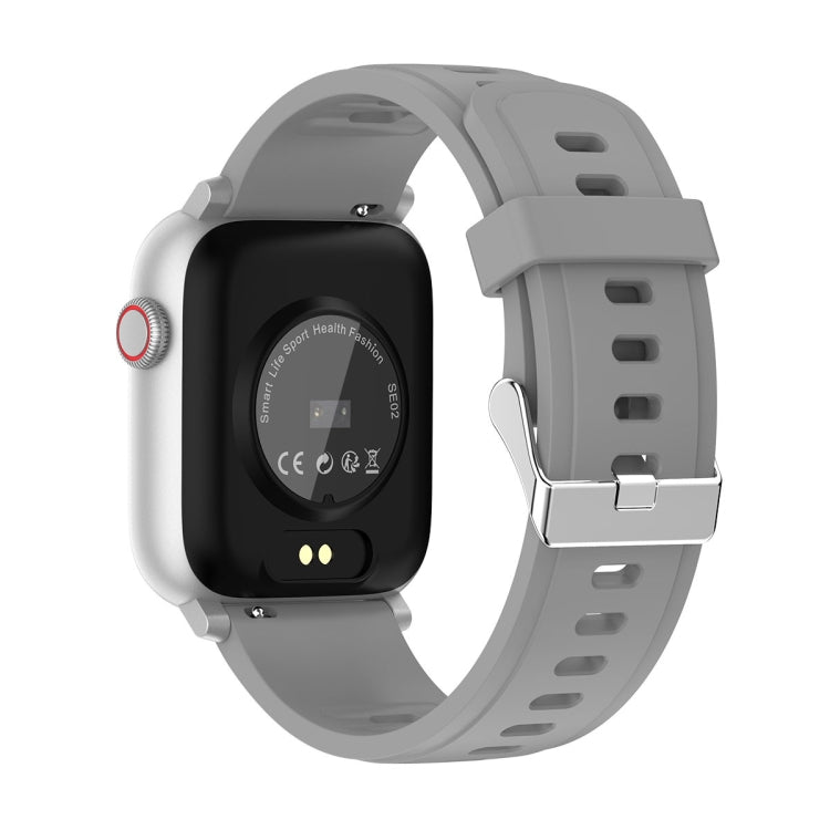 นาฬิกาอัจฉริยะกีฬา Bluetooth Smart SE02 รองรับการตรวจวัดอัตราการเต้นของหัวใจ / ความดันโลหิต / ปริมาณออกซิเจนในเลือด & การติดตามการนอนหลับ & การแจ้งเตือนการนั่งนิ่ง
