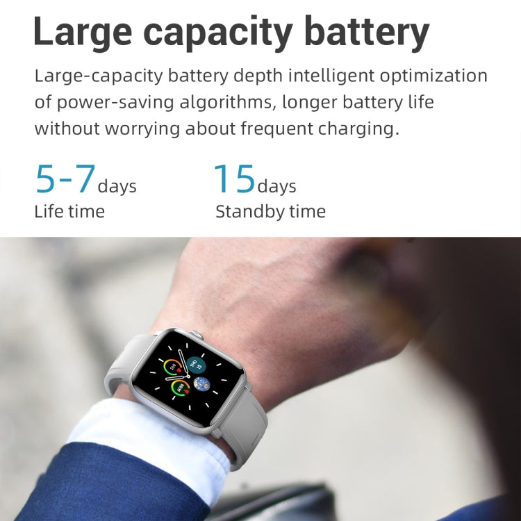 นาฬิกาอัจฉริยะกีฬา Bluetooth Smart SE02 รองรับการตรวจวัดอัตราการเต้นของหัวใจ / ความดันโลหิต / ปริมาณออกซิเจนในเลือด & การติดตามการนอนหลับ & การแจ้งเตือนการนั่งนิ่ง