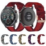 สายรัดข้อมือนาฬิกาไนลอนถักลาย 22 มม สำหรับ Huawei GT / GT2 46 มม, Honor Magic Watch 2 46 มม / Magic
