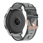 สายนาฬิกาไนลอนถักลายเส้นขนาด 22 มม. สำหรับ Galaxy Watch ขนาด 46 มม. / Gear S3