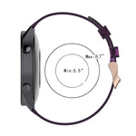 22mm Stripe Weave Nylon Wrist Strap Watch Band for Xiaomi Mi Watch Color, Garmin Vivoactive 4