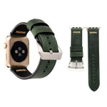 สำหรับสาย Apple Watch Ultra 49 มม. & Watch Ultra 2 49 มม. / Series 10 ขนาด 46 มม. / 9&8&7 ขนาด 45 มม. / SE 3&SE 2&6&SE&5&4 ขนาด 44 มม. / 3&2&1 ขนาด 42 มม. สายหนังแท้ลายเส้น XX แบบย้อนยุค สำหรับขนาด 42 มม.