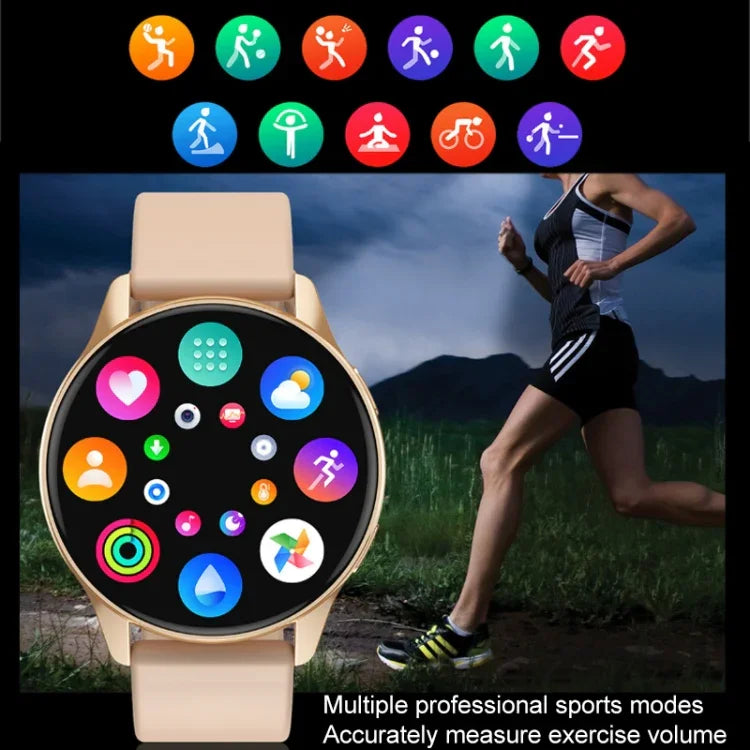Lokmat T2 Pro สมาร์ทวอทช์หน้าจอสัมผัส IPS ขนาด 1.28 นิ้ว กันน้ำ รองรับการตรวจวัดอัตราการเต้นของหัวใจ / ความดันโลหิต