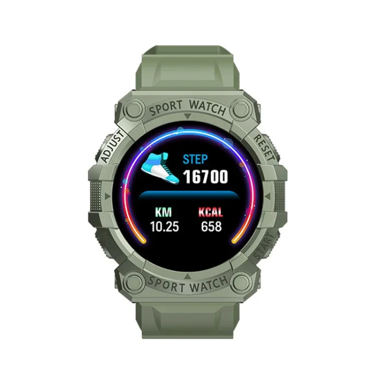 FD68S นาฬิกาสมาร์ทสปอร์ตหน้าจอสีทรงกลม 1.44 นิ้ว รองรับการวัดอัตราการเต้นหัวใจ / โหมดกีฬาหลายประเภท, FD68S