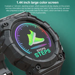 FD68S นาฬิกาสมาร์ทสปอร์ตหน้าจอสีทรงกลม 1.44 นิ้ว รองรับการวัดอัตราการเต้นหัวใจ / โหมดกีฬาหลายประเภท, FD68S