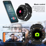 LC11 สมาร์ทวอทช์กีฬากลางแจ้งหน้าจอ TFT 1.28 นิ้ว กันน้ำ IP68 รองรับการตรวจวัดอัตราการเต้นหัวใจและความดันโลหิต