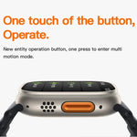 T800 Ultra สมาร์ทวอทช์สายซิลิโคน Ocean ขนาด 1.99 นิ้ว รองรับวัดอัตราการเต้นหัวใจ / ECG, สายซิลิโคน Ocean (สีดำ), สายซิลิโคน Ocean (สีขาว), สายซิลิโคน Ocean (สีเหลือง)