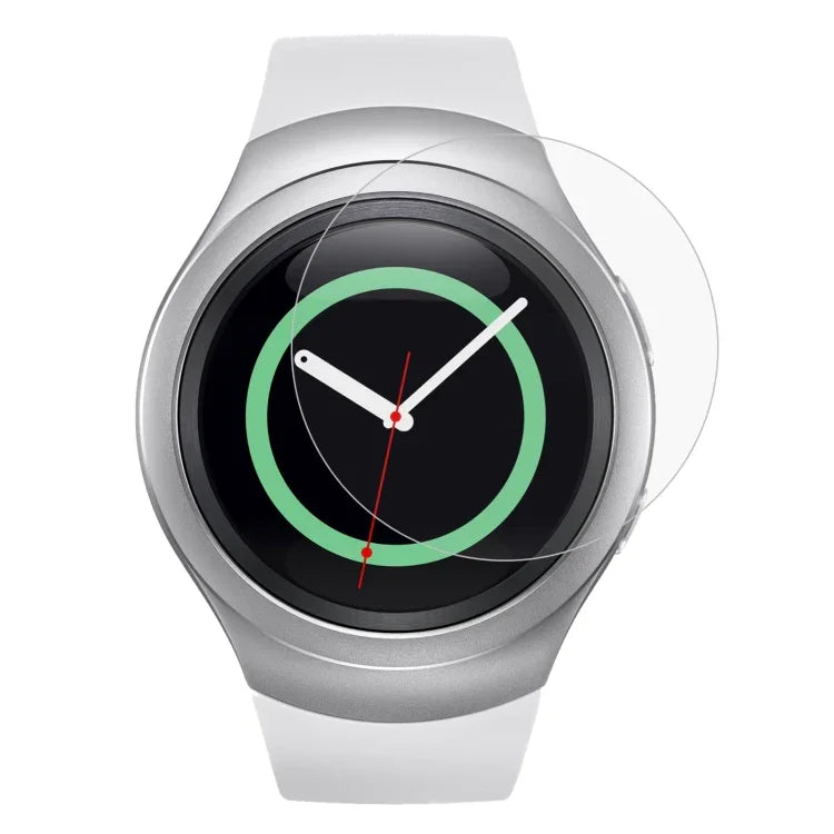 ฟิล์มกระจกนิรภัยแข็ง 9H หนา 0.2 มม. 2.15D ป้องกันการระเบิด ENKAY Hat-Prince สำหรับ Samsung Gear S2 สมาร์ทวอทช์ 2 ชิ้น