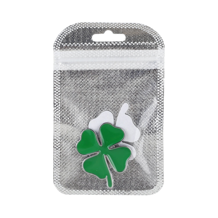Four Leaf Clover Luck Symbol Badge Labeling Sticker Styling Car Decoration, Size: 4x3x0.3cm, Size: 4x3x0.3cm