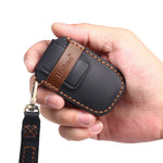 For Kia C134 6-button Hallmo Car Cowhide Leather Key Protective Cover Key Case, C134