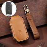 For Kia Sorento / Seltos 2021 / K5 Hallmo Car Cowhide Leather Key Protective Cover Key Case, C173