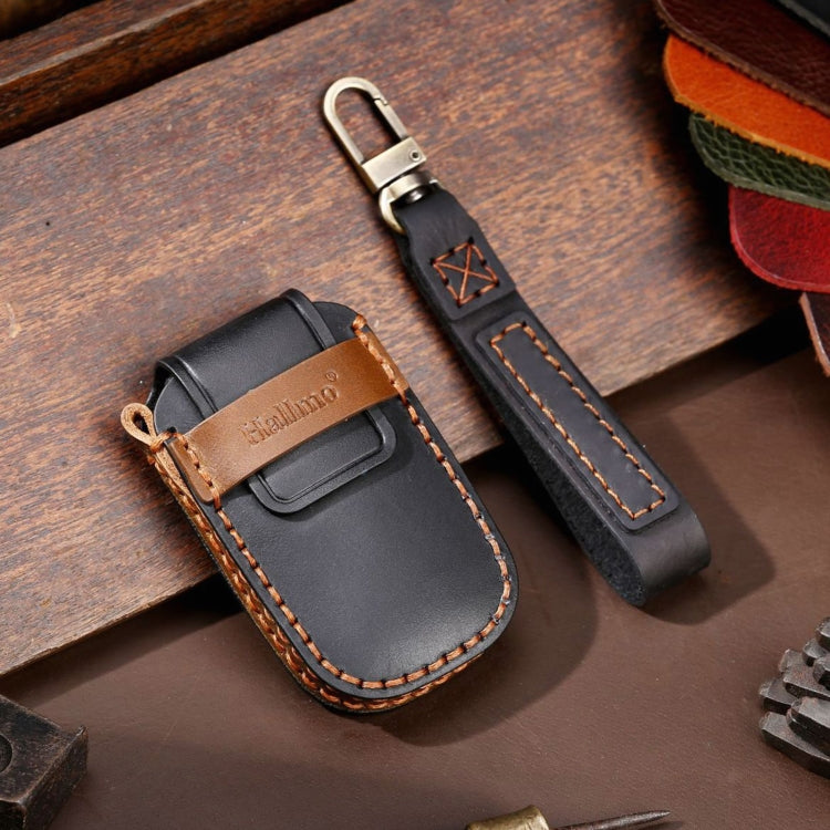 For Kia Sportage R / K5 / K4 / K2 / KX3 Hallmo B Style Car Cowhide Leather Key Protective Cover Key Case, C135