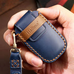For Kia Sportage R / K5 / K4 / K2 / KX3 Hallmo B Style Car Cowhide Leather Key Protective Cover Key Case, C135