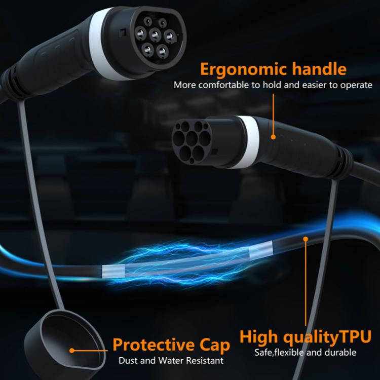 Feyree European Standard New Energy Electric Vehicle Charging Pile Double-ended Extension Cable, 250V 32A