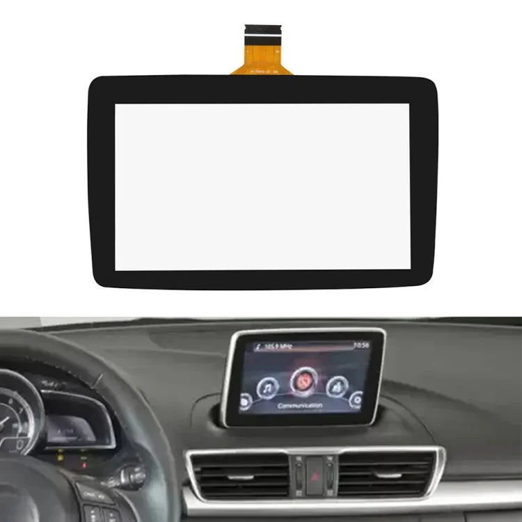 หน้าจอสัมผัสแบบ Capacitive ขนาด 7 นิ้วสำหรับรถ Mazda Axela 2014-2016 รุ่น BHP1611J0D, สำหรับ Mazda Axela 2014-2016