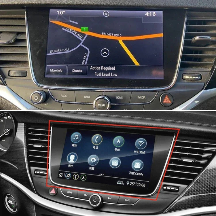 หน้าจอสัมผัสแบบ Capacitive ขนาด 8 นิ้วสำหรับรถ Opel Astra K รุ่น LQ080Y5DZ10 12, สำหรับ Opel Astra K