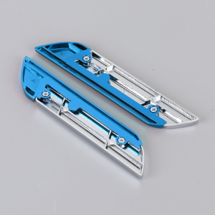 1 Pair Car Turbo Personalized Aluminum Alloy Decorative Stickers, Size: 11.5 x 2.5 x 0.5cm, Turbo