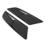 HD-713 1 Pair Car Hood Decorative Stickers Fender Air Vents Sticker, Black