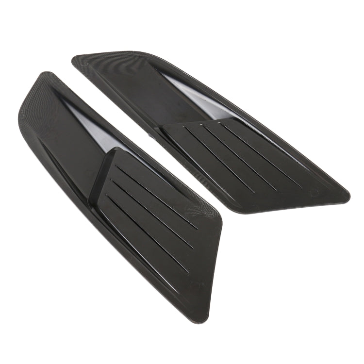 HD-713 1 Pair Car Hood Decorative Stickers Fender Air Vents Sticker(Carbon Fiber), Carbon Fiber