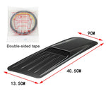 HD-713 1 Pair Car Hood Decorative Stickers Fender Air Vents Sticker(Carbon Fiber), Carbon Fiber