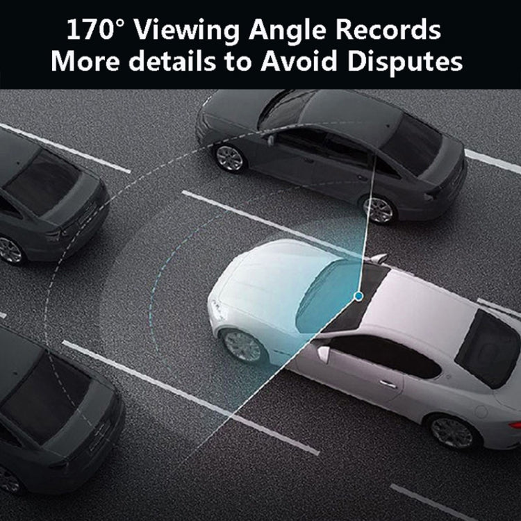 Q3 3 inch Car 1080P HD Single Recording Driving Recorder, Supports Automatic Loop Recording, Q3 Single Recording Driving Recorder