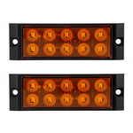 2pcs Car / Truck 10LEDs Side Marker Indicator Lights Bulb Lamp, MK-017(Orange), MK-017 (Red), MK-017 (White)