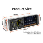 เครื่องรับวิทยุรถยนต์ขนาด 4 นิ้ว ความละเอียด 800x480P เครื่องเล่น MP5 รองรับ FM, บลูทูธ, การ์ด SD พร้อมรีโมท รุ่น F7805C
