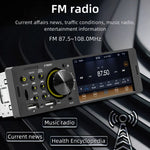 เครื่องรับวิทยุรถยนต์ขนาด 4 นิ้ว ความละเอียด 800x480P เครื่องเล่น MP5 รองรับ FM, บลูทูธ, การ์ด SD พร้อมรีโมท รุ่น F7805C
