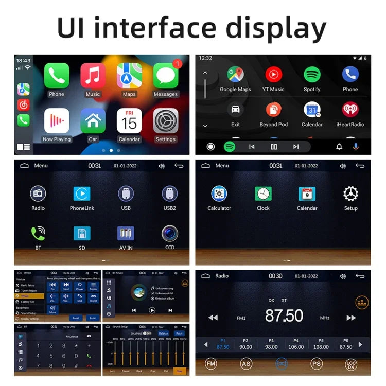 เครื่องรับวิทยุรถยนต์ขนาด 4 นิ้ว ความละเอียด 800x480P เครื่องเล่น MP5 รองรับ FM, บลูทูธ, การ์ด SD พร้อมรีโมท รุ่น F7805C
